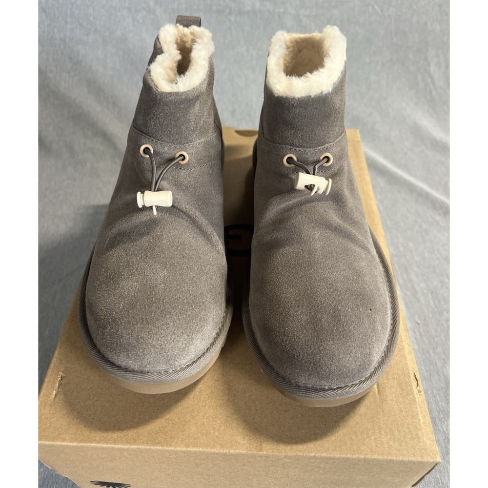Ugg Classic Mini‎ Toggler Ankle Boots Womens size 7 SKP Grey 1143937 NEW